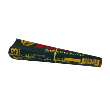 Conuri pre-rulate 'RAW' Black din canepa | King Size - x3